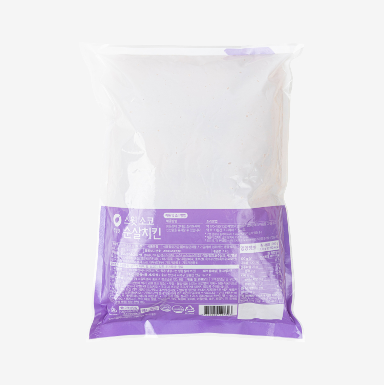 청정원 스윗 소코 순살치킨 후면 이미지